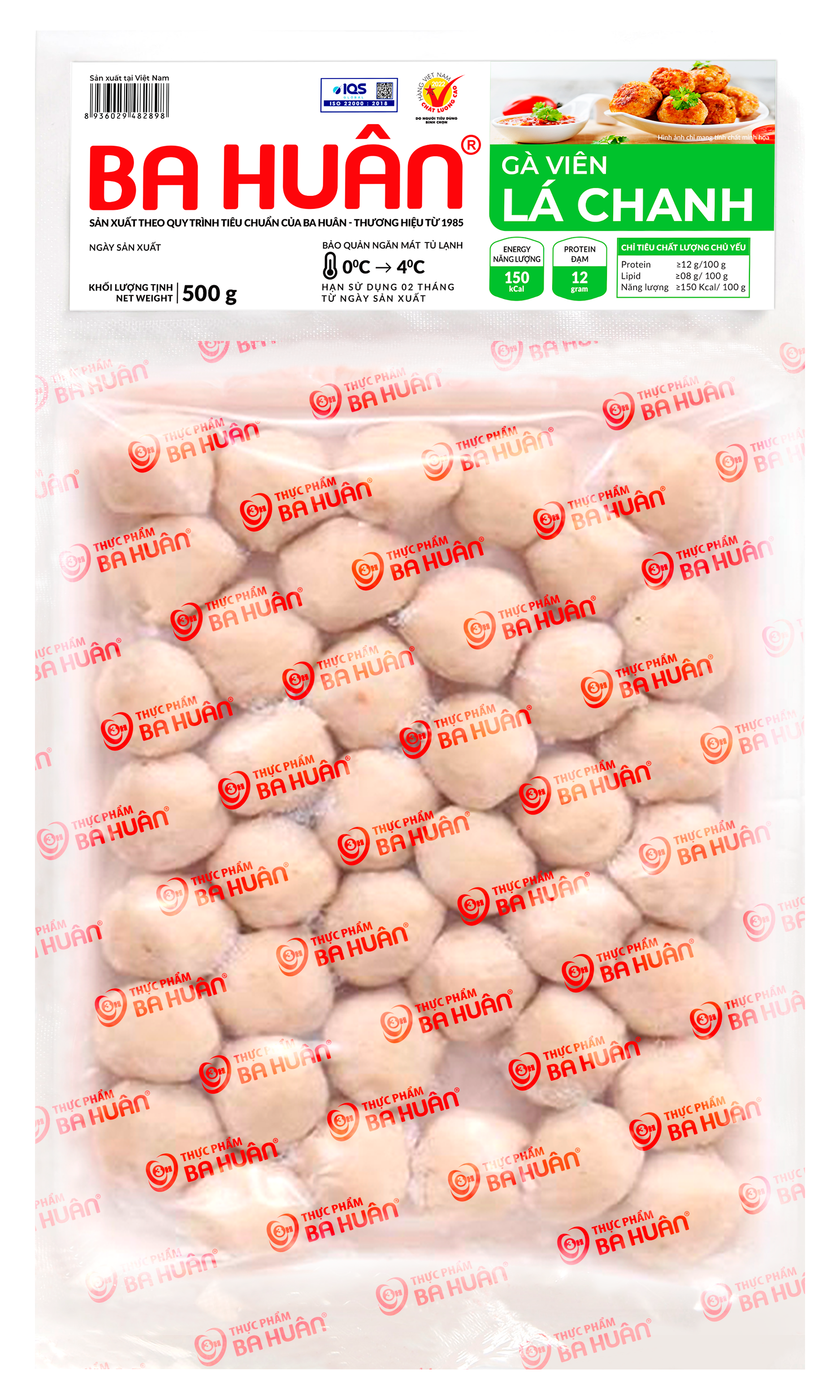 Ga Vien La Chanh 500g