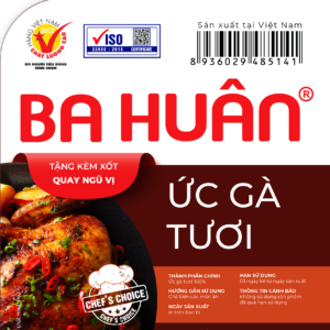 Ức gà quay ngũ vị