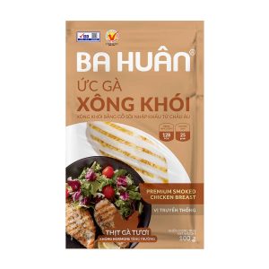 Ức gà xông khói ăn liền