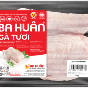 Chicken breast with bones