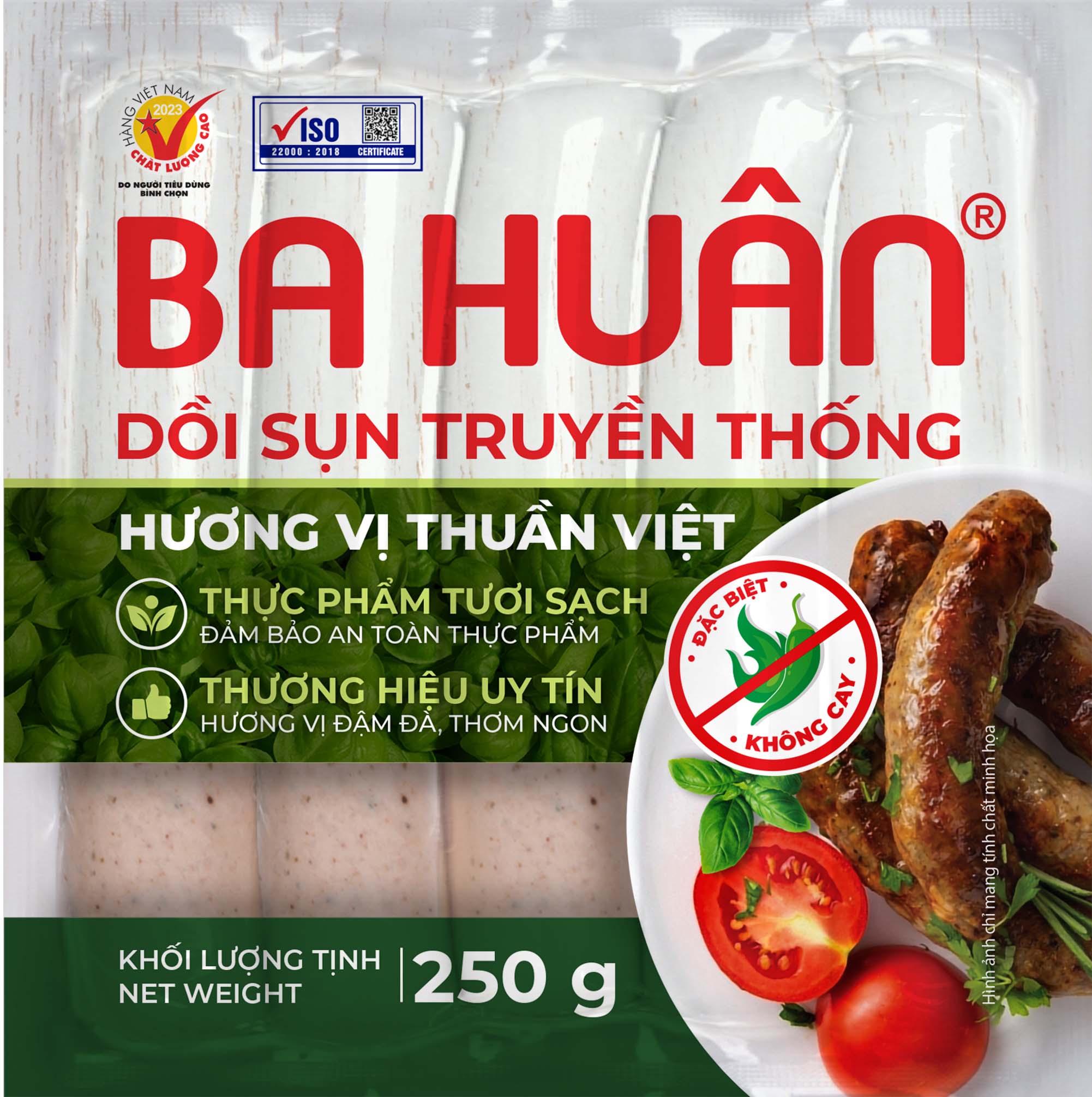 Package Sausages_Doi Sun_Khong Cay_Bao bi moi_250g_Option 01