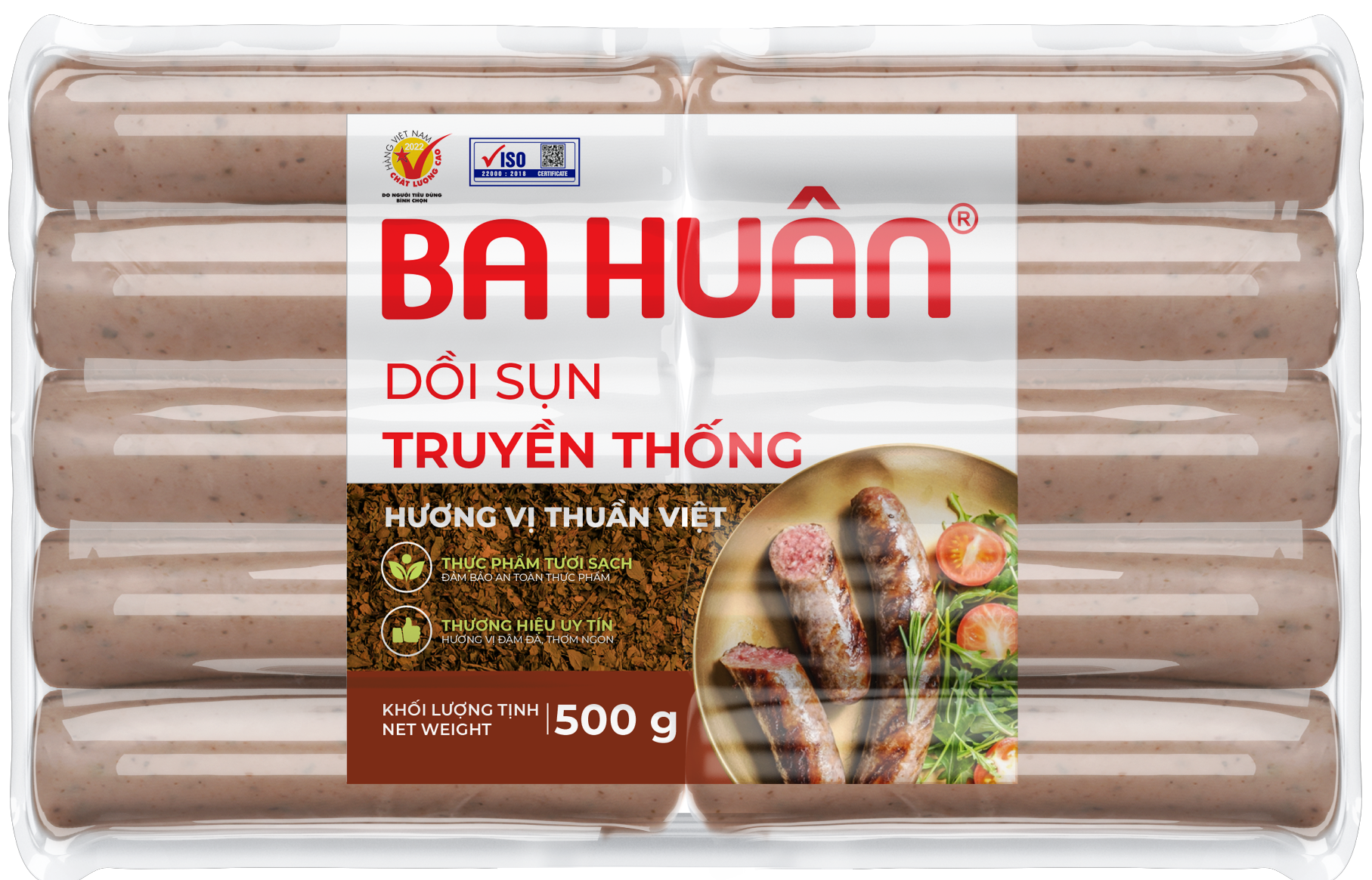 Package Sausages_Doi Sun_Mockup 500g (1)