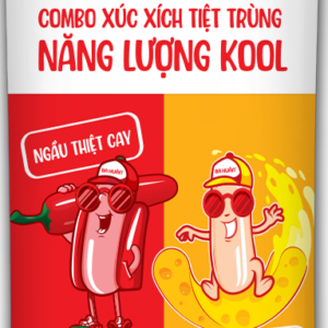 Xúc xích tiệt trùng Cay năng lượng Kool – Combo
